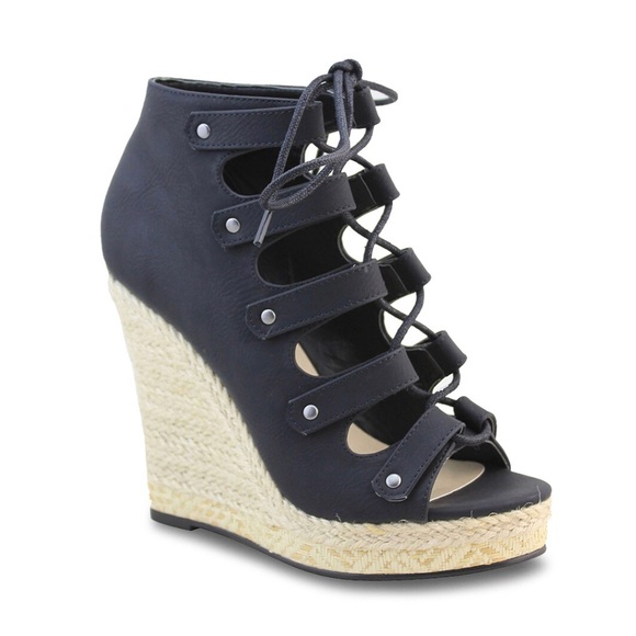 Michael Antonio Shoes - Michael Antonio Gizi Wedge Pump